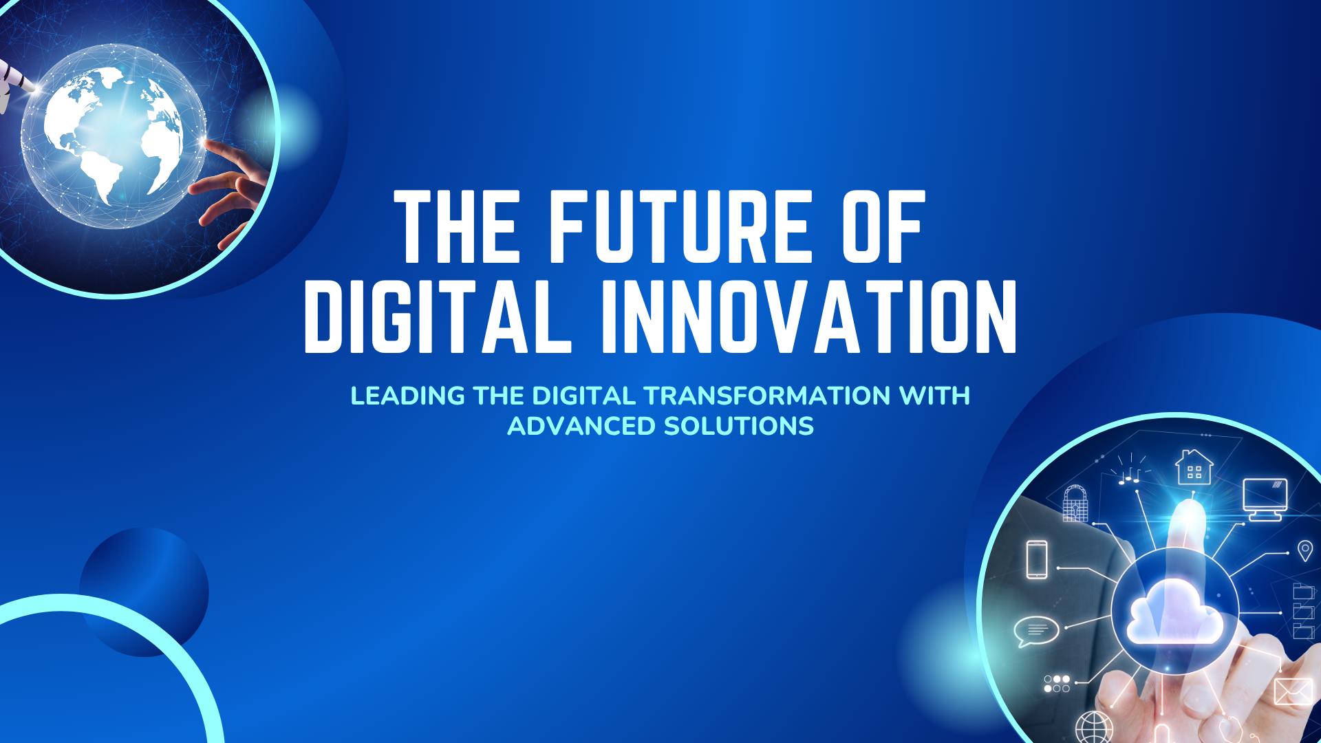 Blue Modern Digital Innovation Technology Presentation